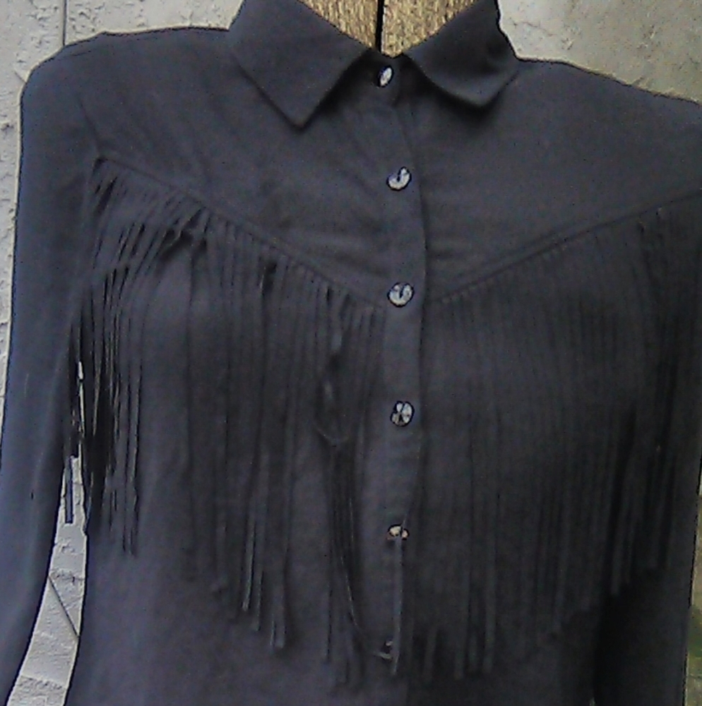 Anthropologie paper crane Fridge button down